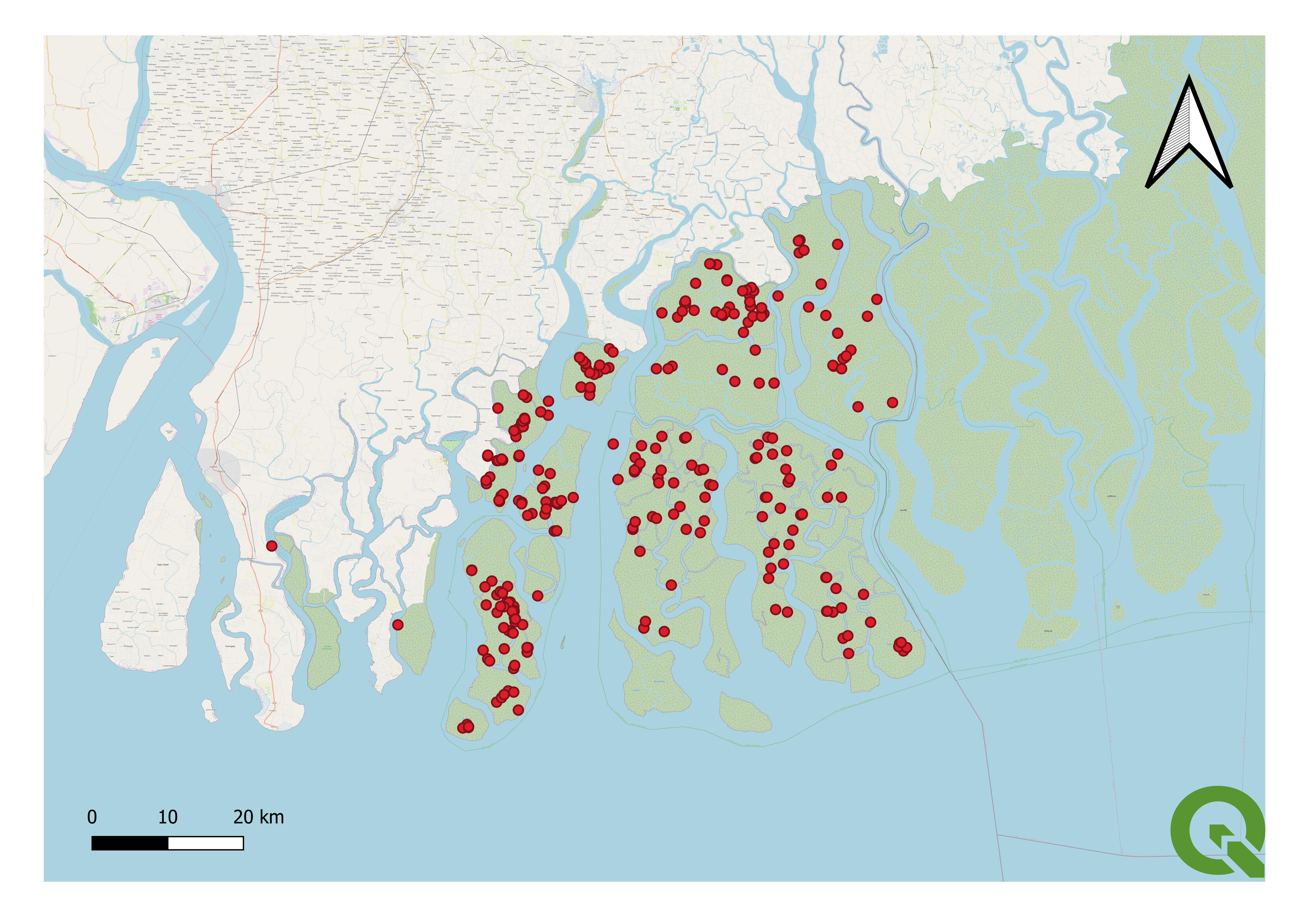 Crocodile Occurrence Map
